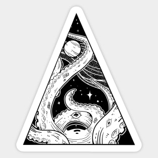 Mystic triangle Sticker